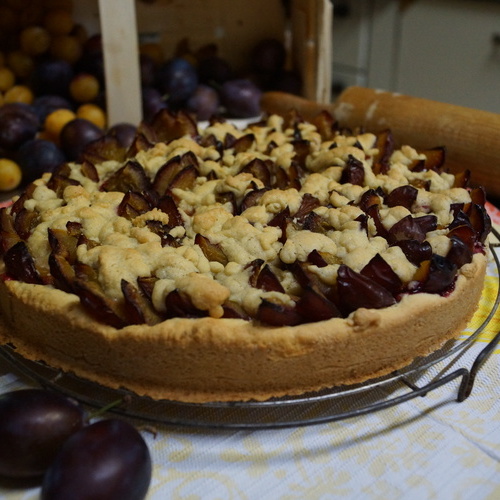 Natürlich gibt es auch selbstgebackene Kuchen - 